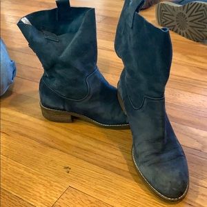 COPY - Sole Society Slip-on Slouch Booties